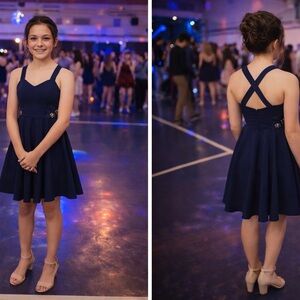 City Studio Deep Blue Mini Dress